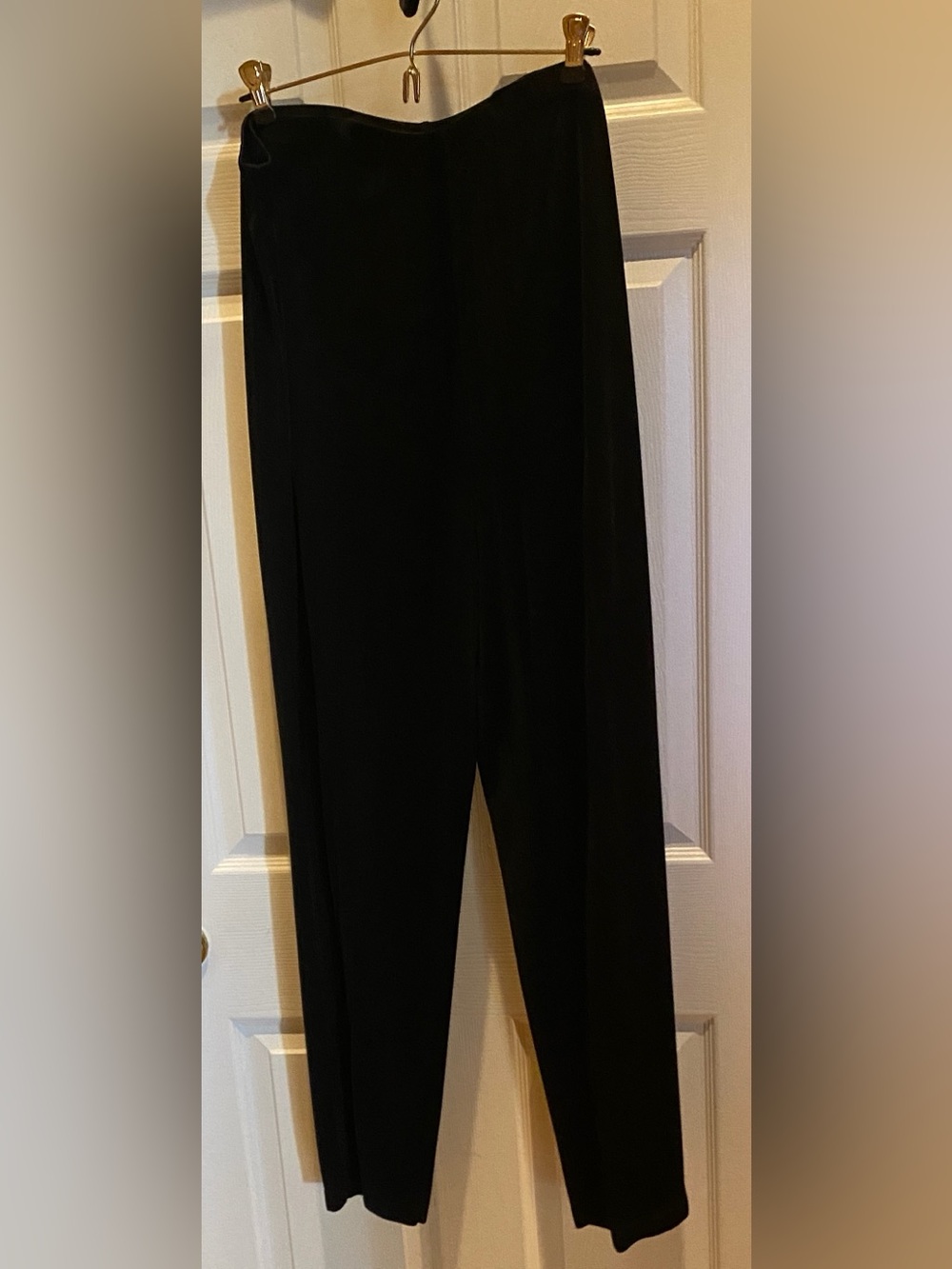 TravelSmith Black Straight-Leg Pants